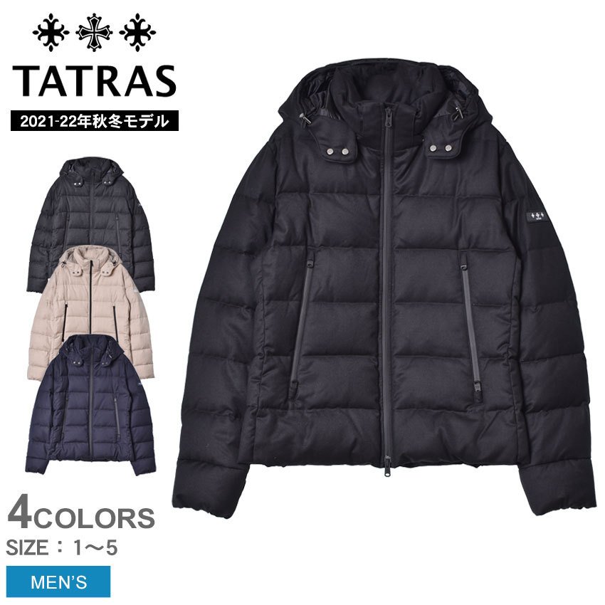 タトラス ダウンジャケット メンズ アゴルド 2021-22年 秋冬モデル TATRAS MTKE21A4148-D ブラック ネイビー ブランド 防寒