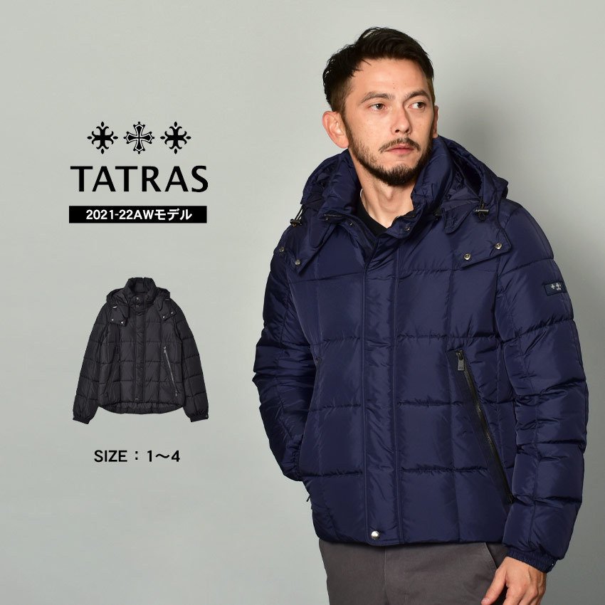 ジャケット/アウタータトラス ダウンジャケット メンズ ボエシオ 2021-22年 秋冬モデル TATRAS MTAT21A4566-D ネイビー アウター ダウンコート 22360円