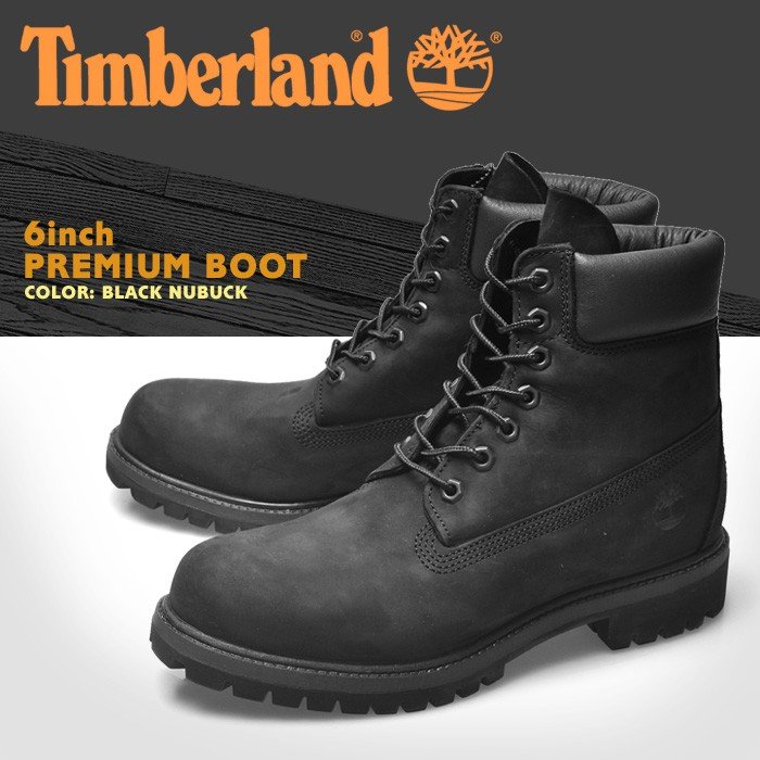 ティンバーランド ワークブーツ メンズ 6インチ プレミアム ブーツ TIMBERLAND 10073 ブラック 黒 靴 シューズ 天然皮革 レザー