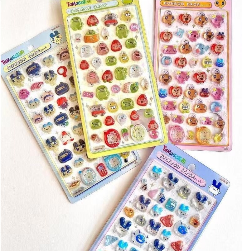 新作シール 3D手帳用貼り付け 立体 泡ステッカー 子供 DIY用 貼り付け スマホケース 手芸用品 贈り物