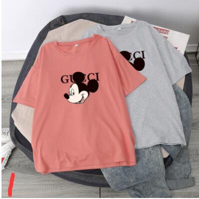 Tシャツ　　レディース　　ミッキー　　ファッション　　夏　 韓国風