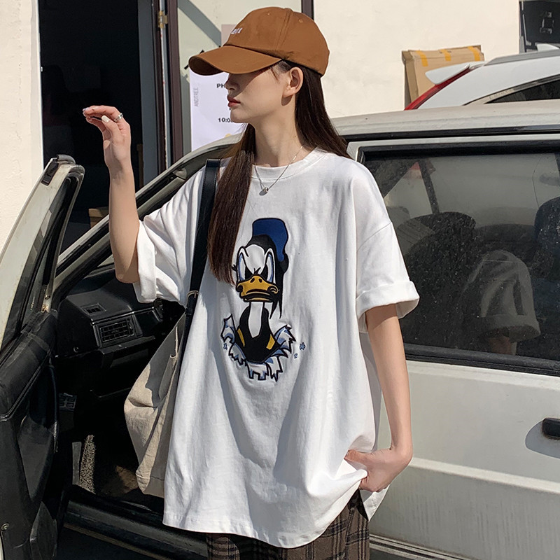 Tシャツ　　レディース　　ドナルドダック　　ファッション　　夏