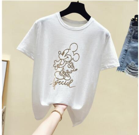 Tシャツ　　レディース　　ミッキー　　ファッション　　夏　　2022新作