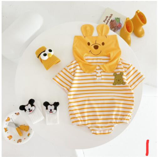 子供服　春　ロンパース　カートゥーン　ファッション