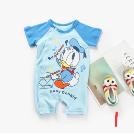 子供服　春　ロンパース　カートゥーン　ファッション