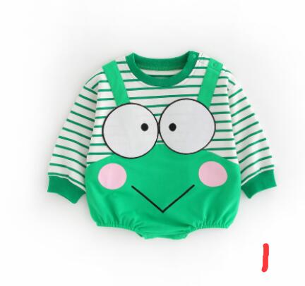 子供服　春　ロンパース　カートゥーン　ファッション