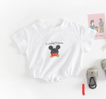 子供服　春　ロンパース　カートゥーン　ファッション