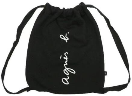 バッグ　巾着ポケット　ショッピングバッグ　レディース　ファッション　agnes  b