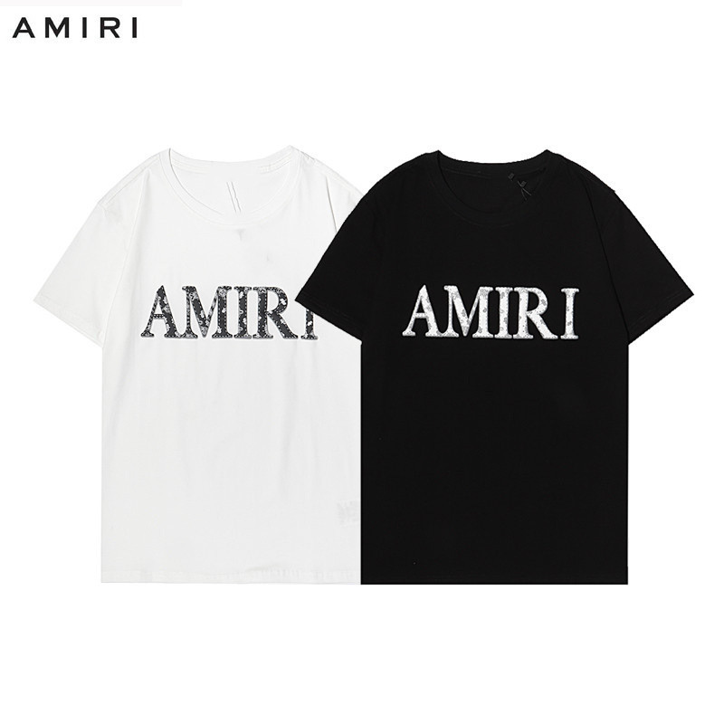 AMIRI　Tシャツ　半袖　夏着　トップス　欧米風　メンズ/レディース　ファッション