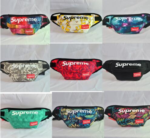 ウェストポーチ  斜めショルダーバッグ　多機能  便利　ファッション　supreme