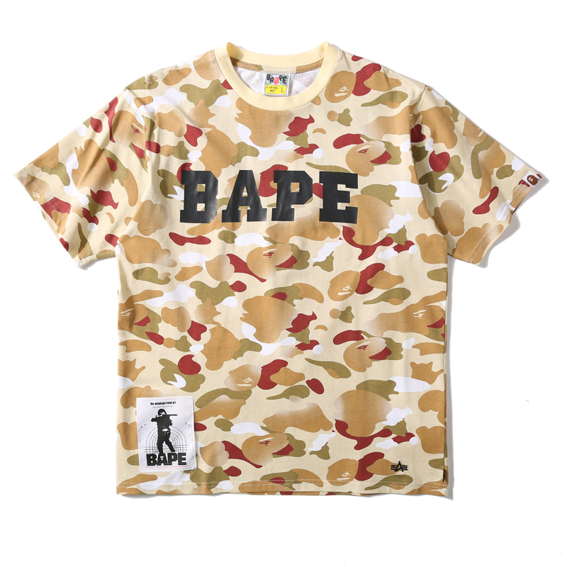 BAPE　メンズ/レディース　トップス　半袖　Tシャツ　夏着　2022新作　超人気Tシャツ　カップル　Ｍ-XXL