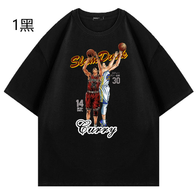 Tシャツ　夏 　バスケットボール 　カジュアル　　スポーツ 　綿100％　 XS-4XL