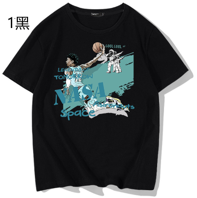 Tシャツ　夏 子供服　 バスケットボール 　カジュアル　　スポーツ 　綿100％　 100-150cm
