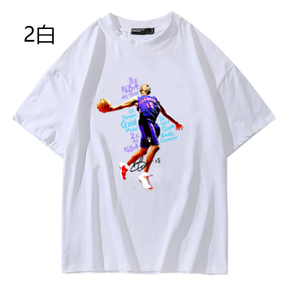Tシャツ　夏 　バスケットボール 　カジュアル　　スポーツ 　綿100％　 XS-4XL
