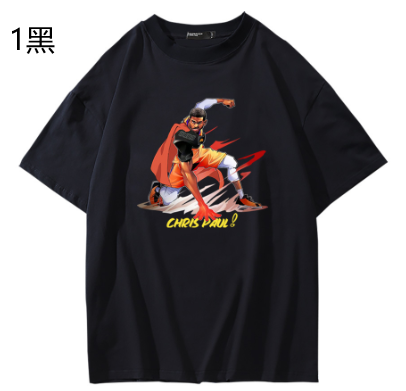 Tシャツ　夏 　バスケットボール 　カジュアル　　スポーツ 　綿100％　 XS-4XL
