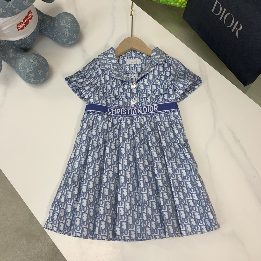 Dior 【ディオール】　子供服 　ワンピース 100%綿　110-160cm