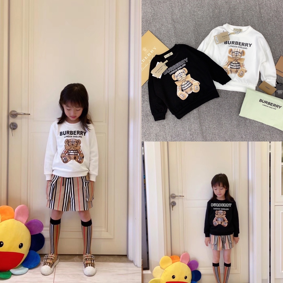 BURBERRY【バーバリー】 子供服　春秋 ガール　セットアップ　フーディー+ズボン　100-150cm