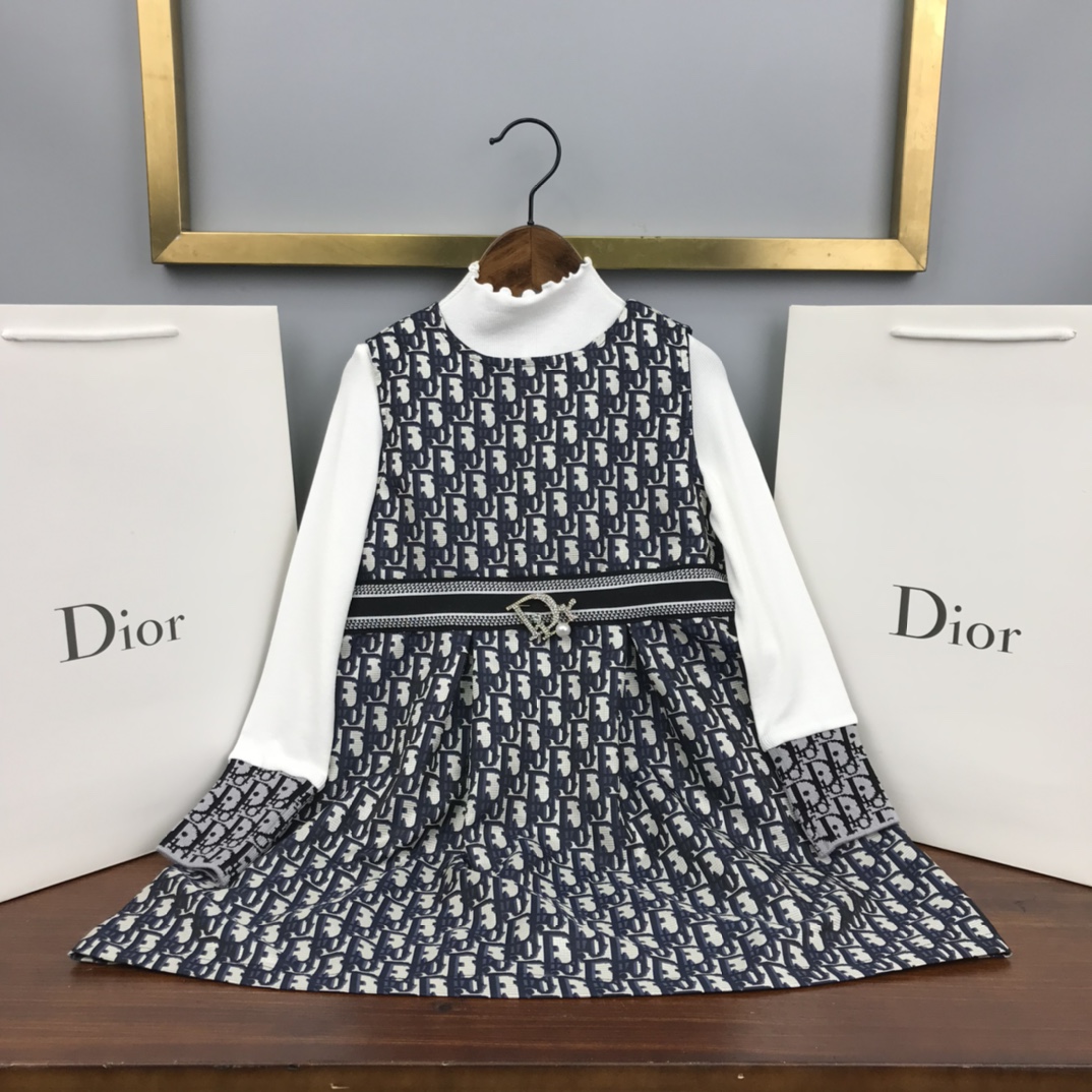 ディオール DIOR キッズ 子供 ワンピース-