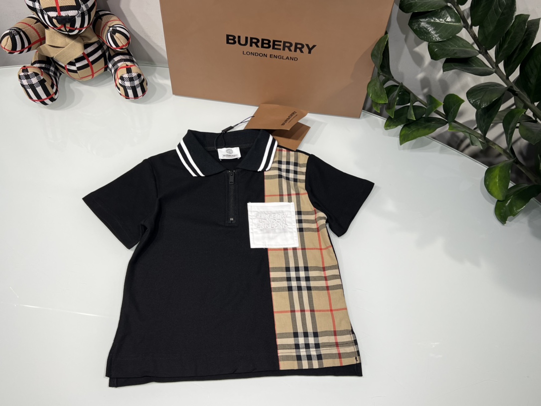 BURBERRY バーバリー 長袖 キッズ 100 - トップス(Tシャツ