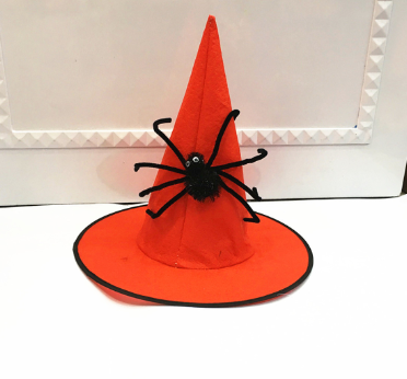 ハロウィン帽子 魔女コスチューム 仮装 コスプレ 魔法使いコスチューム とんがり帽子 かぶりもの ハロウィン小道具 蜘蛛