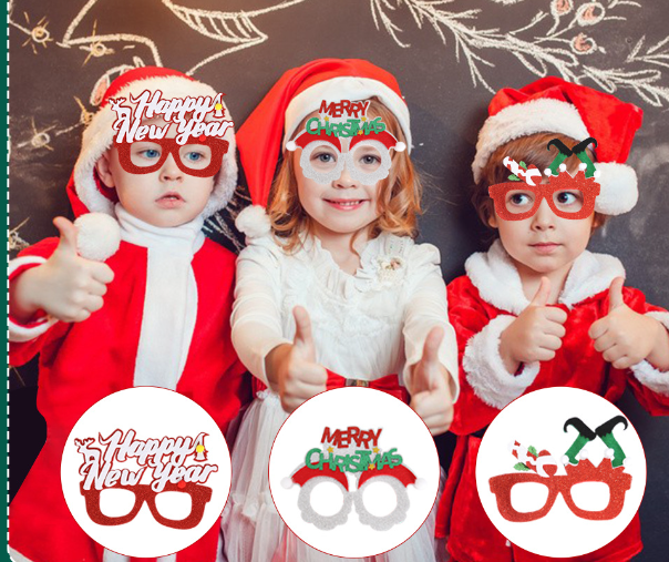 クリスマス眼鏡 仮装 おもしろ パーティーグッズクリスマス眼鏡 メガネ サンタクロース おもしろ パーティーグッズ パーティー イベント 大人 子供 仮装 コスチューム クリスマス飾り物