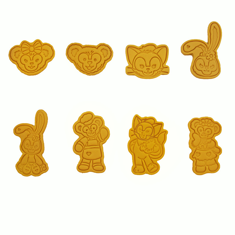 クッキー型抜き クッキーかた　 製菓道具 洋菓子用グッズ 　かわいい型枠　３Ｄプリンター　ステラ・ルー　ダッフィー家族　キャラクター
