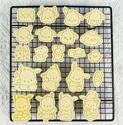 クッキー型抜き クッキーかた　 製菓道具 洋菓子用グッズ 　かわいい型枠　３Ｄプリンター　ポチャッコキャラクター