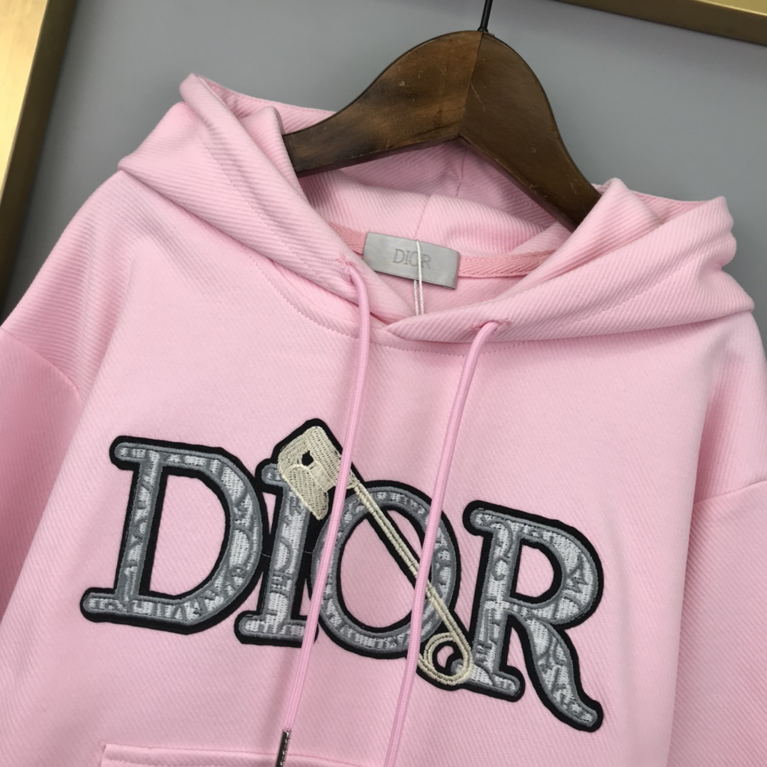 Dior ディオール キッズ服　子供　セットアップ　フーディー＋パンツ　ピンク　110-160cm