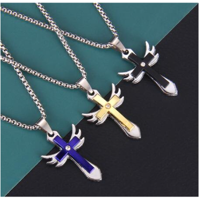 新品 ネックレス  韓国風  ペンダント  アクセサリー ヒップホップ  ユニセックス